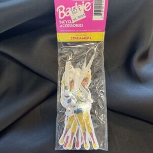 Vintage NEW!  1991 Barbie Bicycle Bike Accessories - Set Of 2‎ Streamers